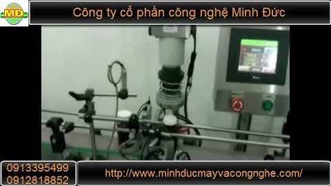 Dây chuyền đếm đóng lọ thuốc chính xác Minh Đức