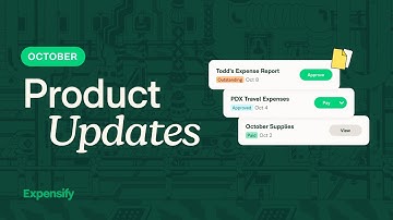 Expensify product updates - October 2025
