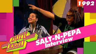 Salt-N-Pepa Interview - Crazy Fans, Bungee Jumping & The Top 10 (1992, Countdown)