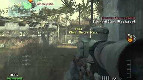 6 man killfeed with MSR (Modern Warfare 3)