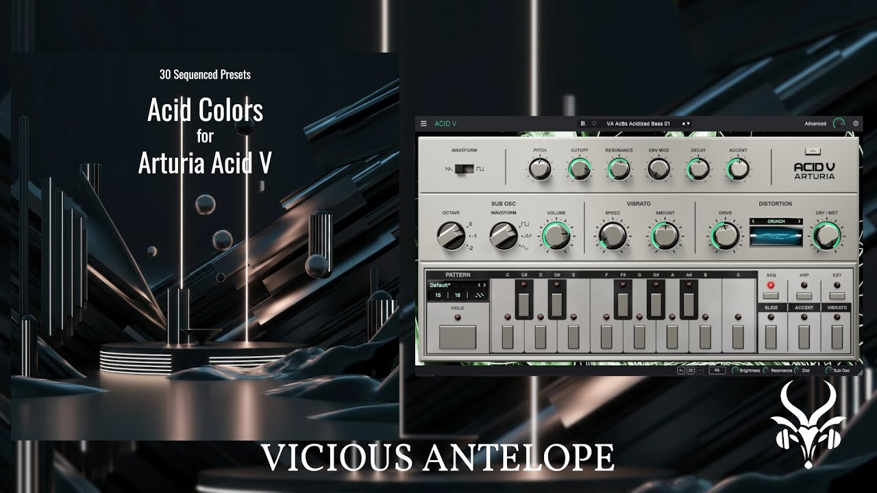 Arturia Acid V Presets – Vicious Antelope – Acid Colors