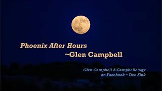 RARE Glen Campbell Rock n Roll Guitar Demo PHOENIX AFTER HOURS ~ Debut