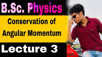 (L-3) Conservation of Angular momentum // 1st year BSc Physics // Semester 1