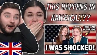 British Couple Reacts to My GERMAN Sister-in-Law’s FIRST REACTION to the USA! | Feli from Germany