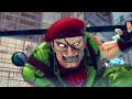 Ultra Street Fighter IV : Rolento (Arcade mode)