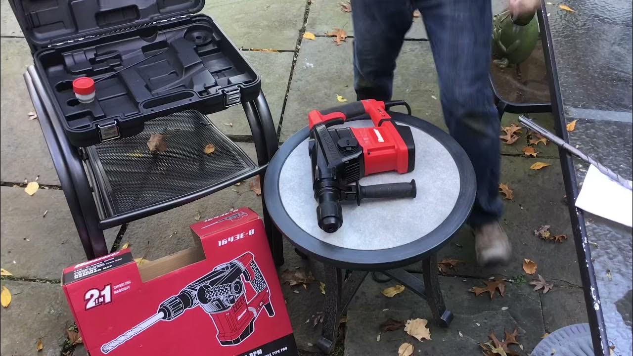 Harbor freight Rotary Hammer Drill Review YouTube