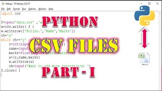PYTHON CSV FILES PART 1