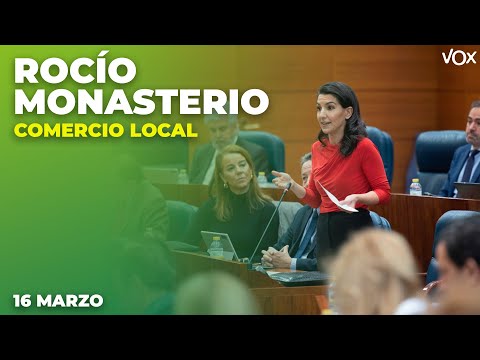 Intervención de ROCÍO MONASTERIO sobre COMERCIO LOCAL