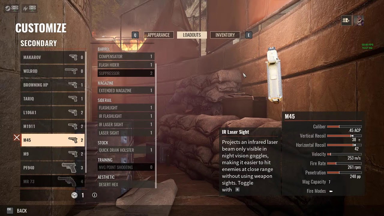 Insurgency Sandstorm Working on Loadouts YouTube