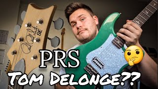 Meet the PRS John Delonge! (Tom Delonge Strat 2023) Silver Sky