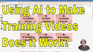Can AI be used to make Training movies?