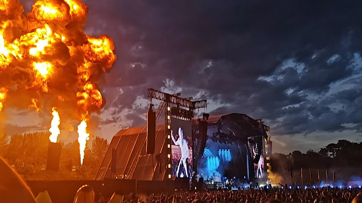 Yungblud set at bludfest 2025 Milton Keynes Bowl | Disabled viewing platform
