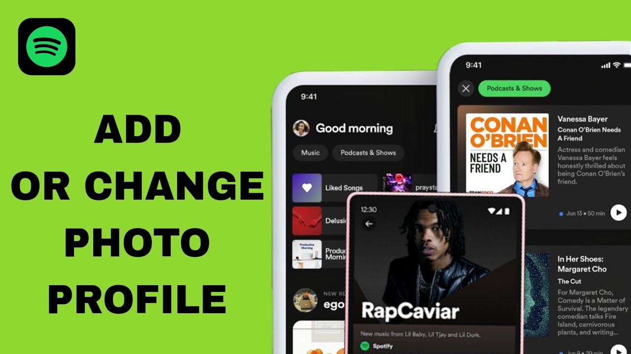 How To Add Or Change Photo Profile On Spotify App | Step By Step