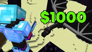 This is a $1000 Minecraft End Fight...