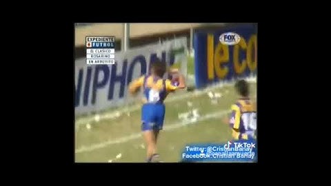 Gol de chacho Coudet en el abandono.