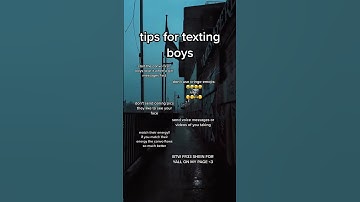 Thumbnail of Tips for texting boys