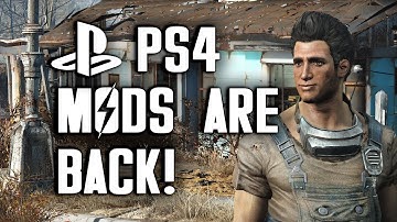 WE DID IT! PS4 Mods are Back for Fallout 4 and Skyrim!!