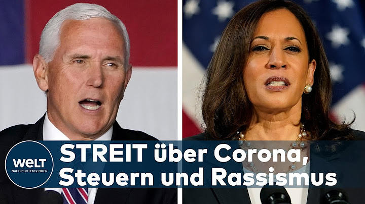 WELT DOKUMENT: So lief das TV-Duell zwischen den Vize-Kandidaten Harris und Pence