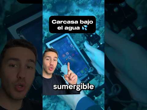 Esta carcasa SUMERGIBLE y táctil es ÚNICA...  💦