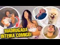 ROTINA DA MADRUGADA COM UM BEBÊ E UM CACHORRINHO! *realzona* 😱⏰