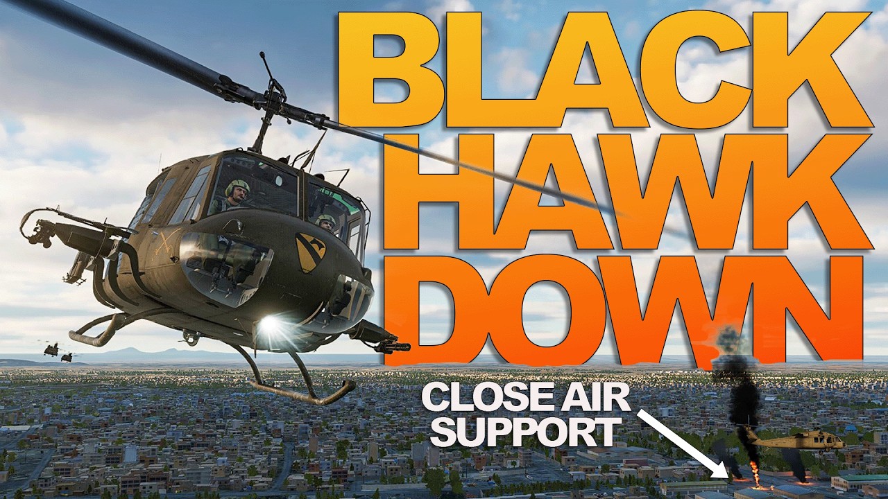 Вертолёты Huey зачищают город | UH-1H | DCS World