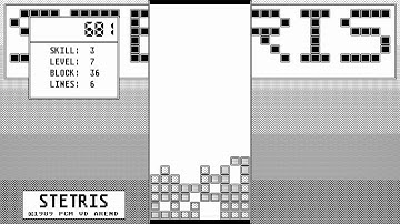 ATARI ST STetris TETRIS CLONE 1989 PD Trevin Beattie ~ PCM Van Der Arend msa Eng STE