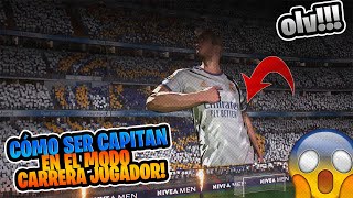 COMO SER CAPITAN EN EL MODO CARRERA JUGADOR FIFA 22