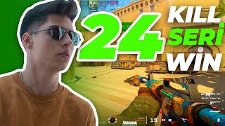 Berk Rip Tepe - 24 KILL SERİ WİN !! (Counter-Strike 2)