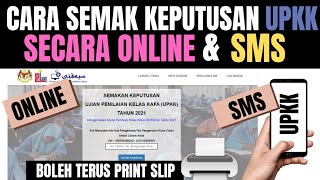 Cara Mudah Semak Keputusan UPKK Secara Online & SMS (Tutorial Lengkap) screenshot 4