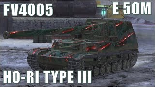 HoRi Type III, FV4005 & E 50M ● WoT Blitz