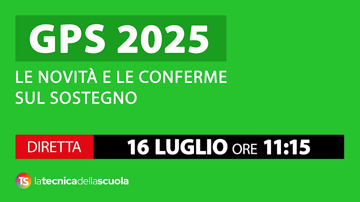 Gps 2025, le novità e le conferme sul sostegno