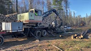 2005 Barko 495ML Self Propelled Loader with a 72 Hanfab Slasher.