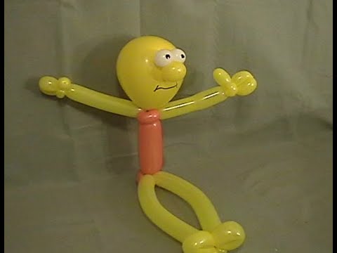 Learn how to make a "Rowdy Dude" person using balloon twisting