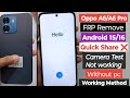 Oppo A6/A6 Pro Frp Remove 2026 || Android 15/16 || Oppo A6 Pro Google Account Remove Without PC 