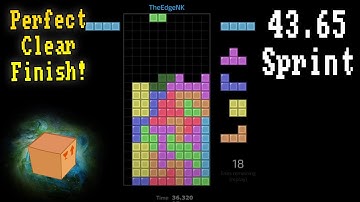 Jstris 40L: 43.65 Perfect Clear Finish
