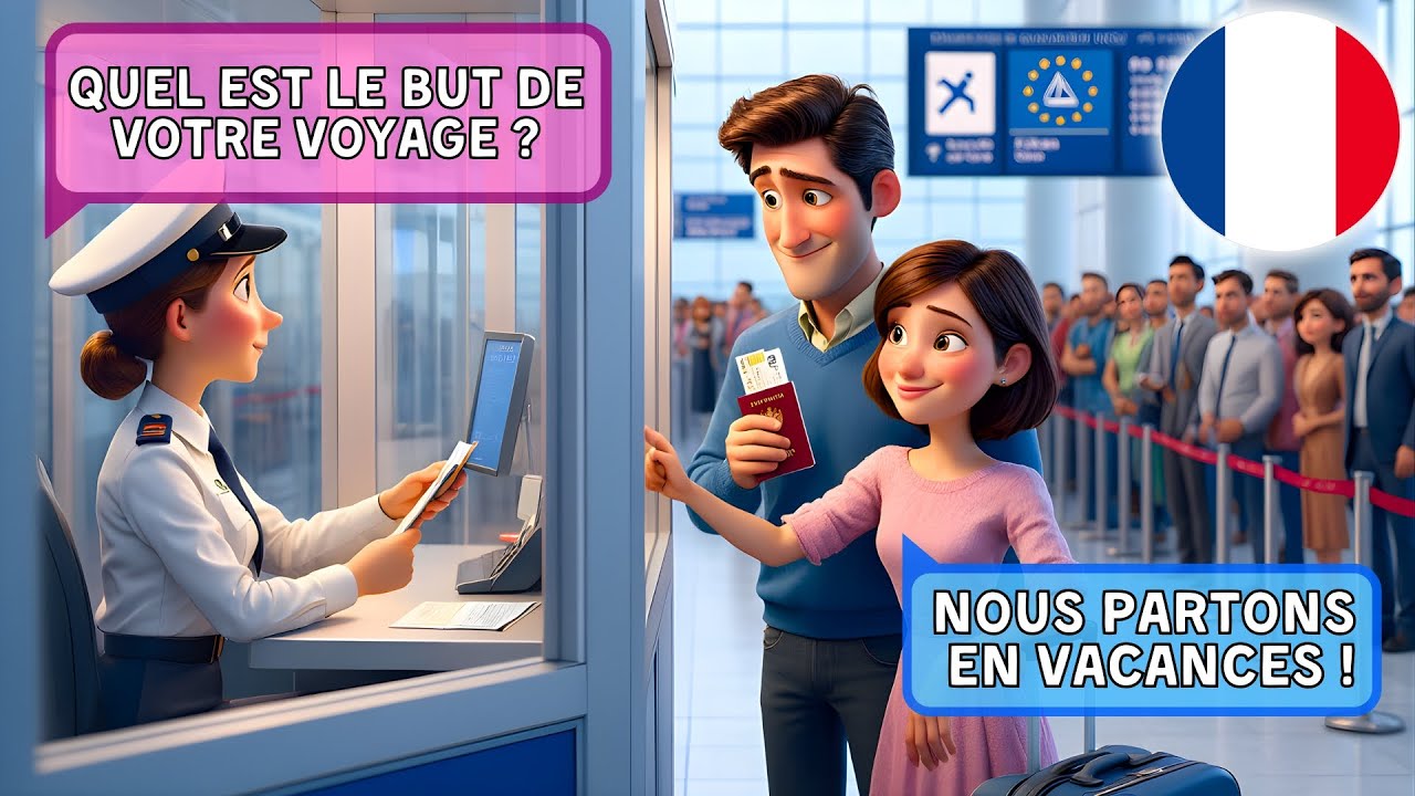 10 простых диалогов на французском языке для начинающих в аэропорту | А1-А2