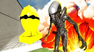The Alien detonated a nuclear bomb in Garry's Mod