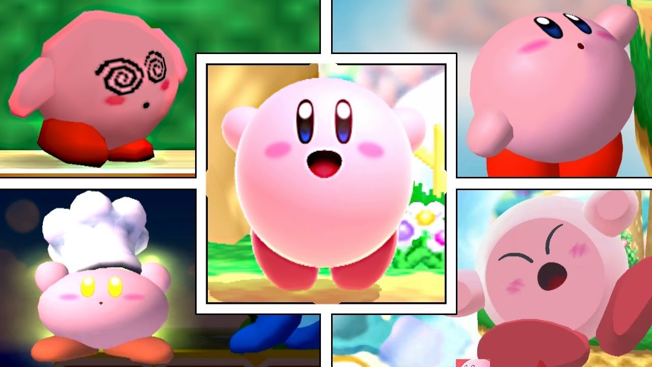 Evolution Of Kirby In Super Smash Bros Series (Moveset, Animations & More)  - YouTube