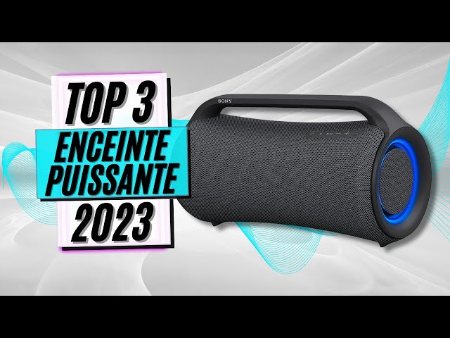 TOP 3 : Meilleure Enceinte Portable Puissante 2023 - YouTube