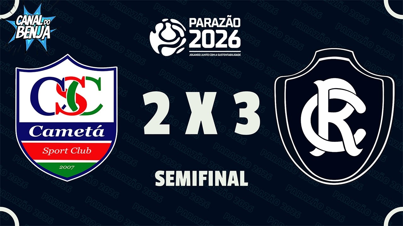 🔴 AO VIVO COM IMAGENS: CAMETÁ X REMO | PARAZÃO 2026 | Campeonato Paraense | Canal do Benja