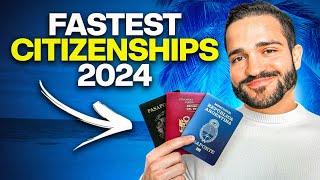 Fastest Citizenships WITHOUT Investment in 2024