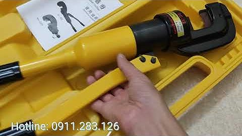 Hướng dẫn cách sử dụng KÌM CẮT SẮT THỦY LỰC SC22- KÌM CỘNG LỰC CẮT SẮT tốt nhất