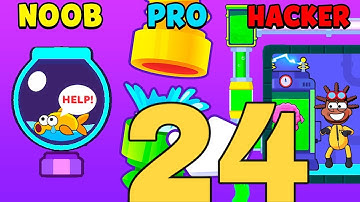 NOOB vs PRO vs HACKER in Flow Legends ❤️ All Levels Gameplay, NEW Games iOS, Android