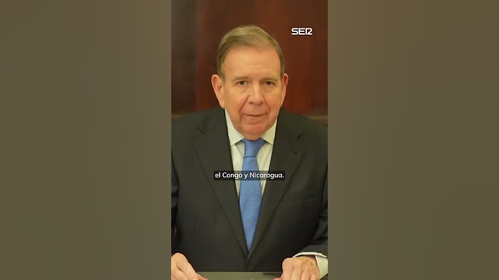 Edmundo González: "Maduro se ha autocoronado dictador"