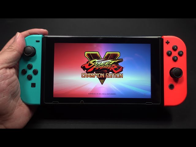 Street Fighter 30th Anniversary Collection Nintendo Switch Lite Gameplay 