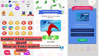 Bubble 2248 $1000 Live Payment Proof || Homebase Online work  / Make Money Online in apps screenshot 5