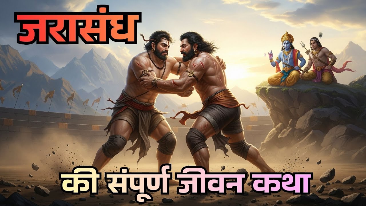 जरासंध | जिसका जन्म ही उसका रहस्य था। कृष्ण से 18 बार युद्ध और भीम के हाथों हाथों अंत #mahabharata