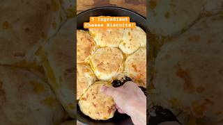 3 Ingredient Cheese Biscuits! #recipe