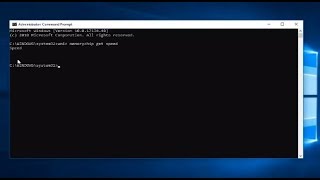 Alperne prosa alligevel How To Check RAM Speed Using Command Prompt In Windows - YouTube