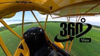 360º VR pattern work in the 1941 Piper J3 Cub